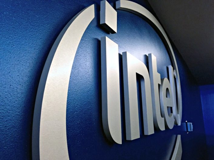 Intel Dim letters Big Bold dimensional letters make your brands logo powerful.