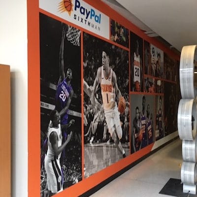 PalPal wall mural Makor sponsors use wall murals to promote their brand