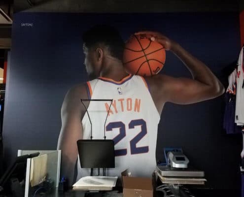 Phoenix Suns Teamshop Ayton Graphic Wall mural featuring Deandre Ayton